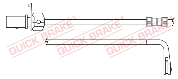 Czujnik zużycia klocka